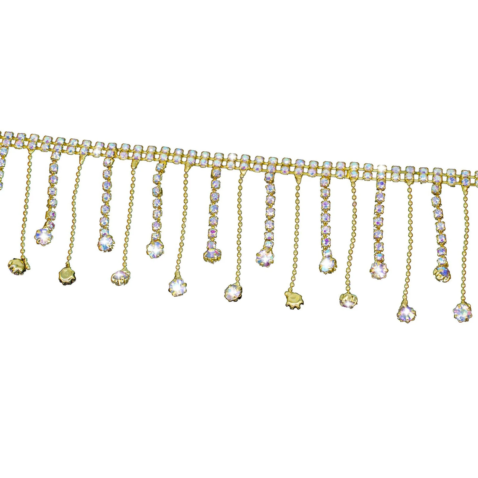 Teardrop Rhinestone Tassel Chain Trim product image 20