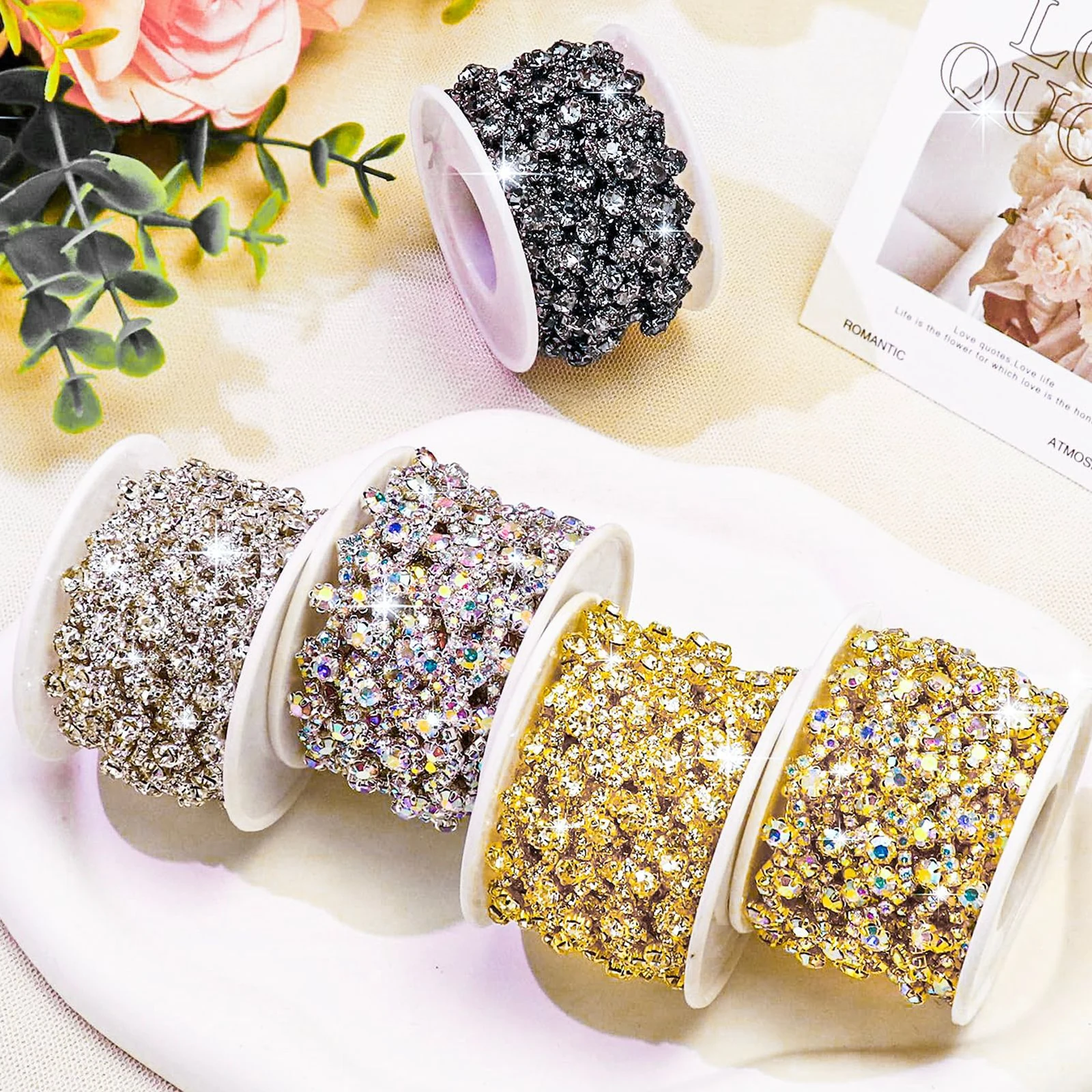 S-Shaped Rhinestone Chain Trim product image 2