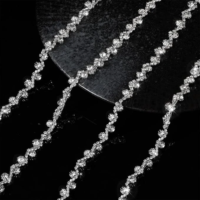 S-Shaped Rhinestone Chain Trim product image 4