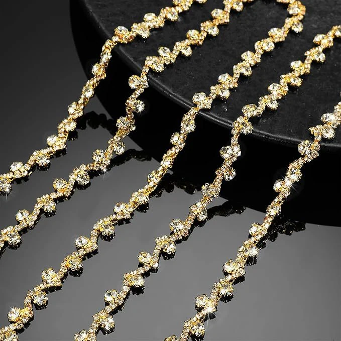 S-Shaped Rhinestone Chain Trim product image 6