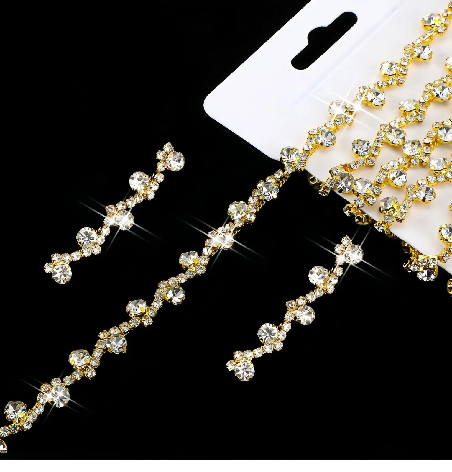 S-Shaped Rhinestone Chain Trim product image 17