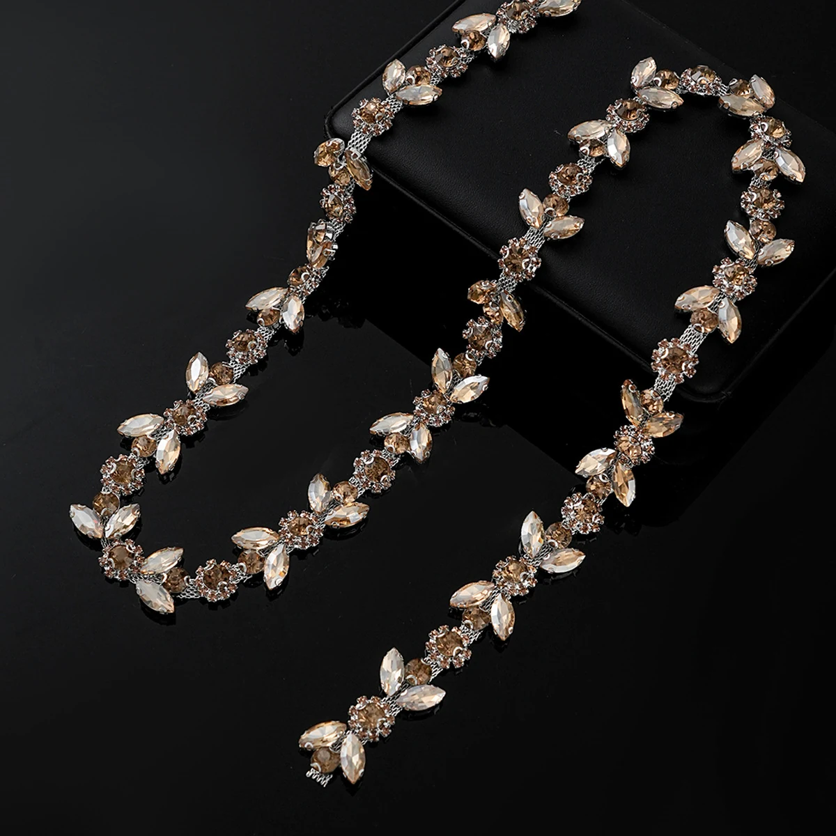 Sparse and Dense Colored Rhinestone Chain Trim product image 18
