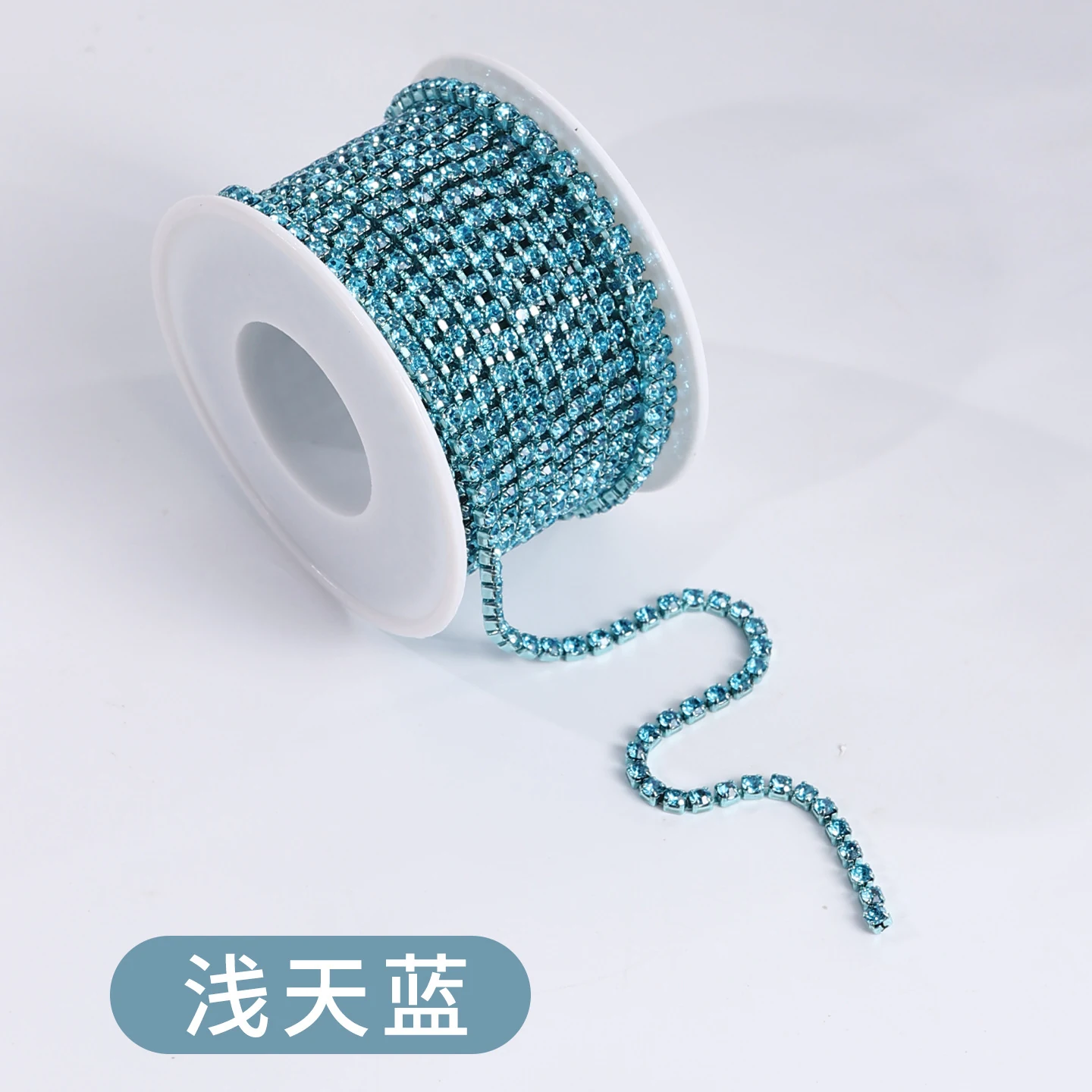 32-Color Electroplated Rhinestone Claw Chain product image 7