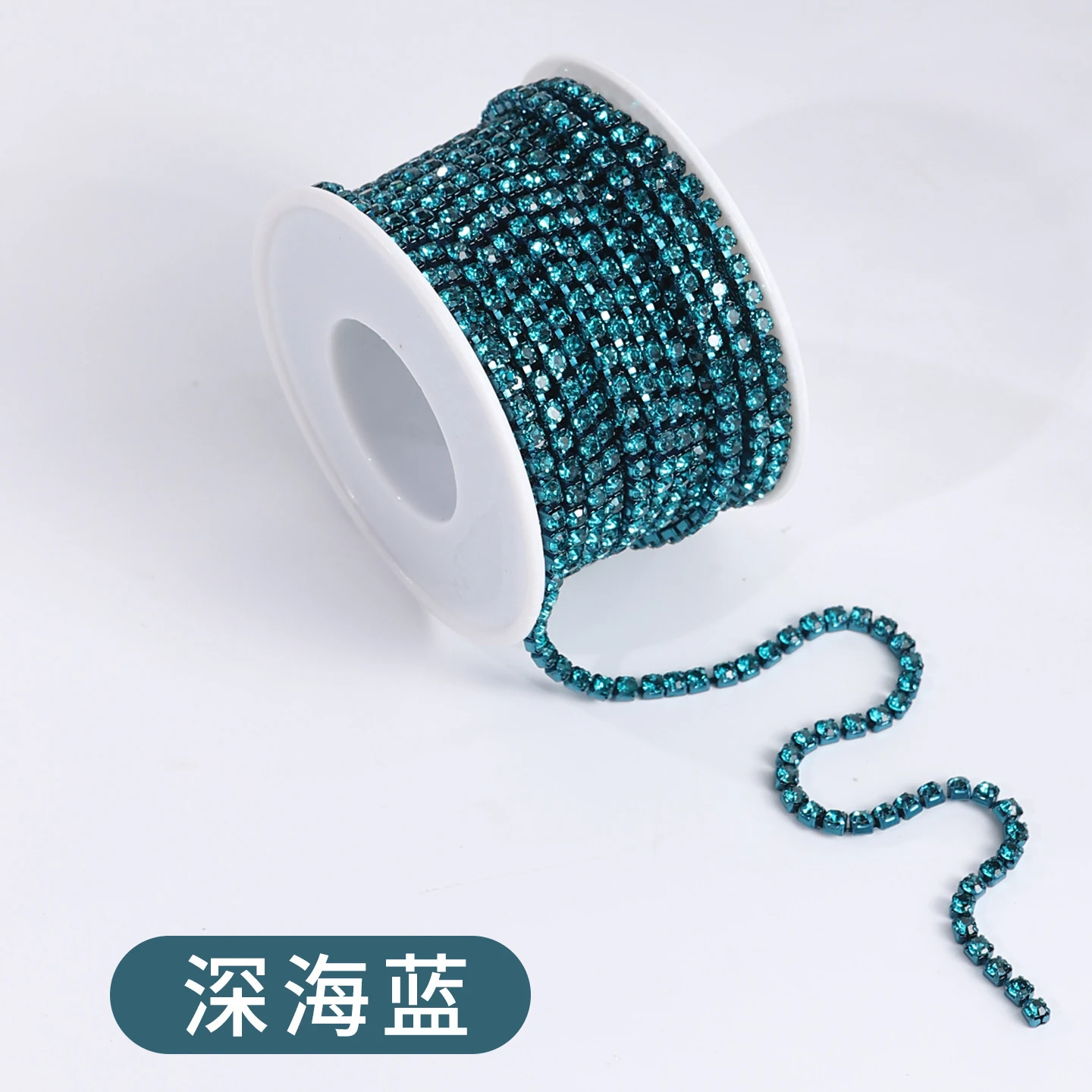 32-Color Electroplated Rhinestone Claw Chain product image 8