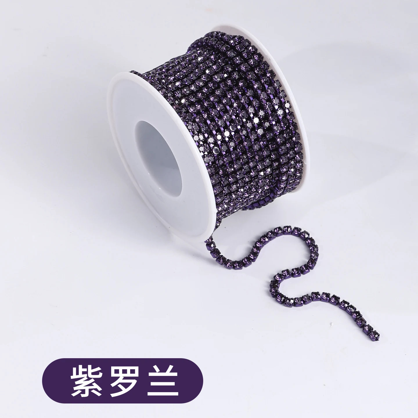 32-Color Electroplated Rhinestone Claw Chain product image 9