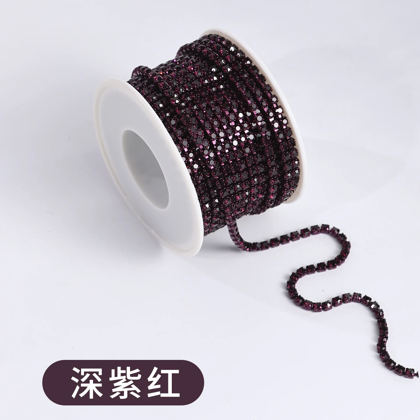 32-Color Electroplated Rhinestone Claw Chain product image 10