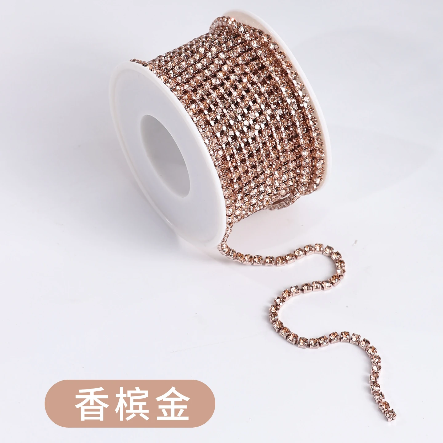 32-Color Electroplated Rhinestone Claw Chain product image 14