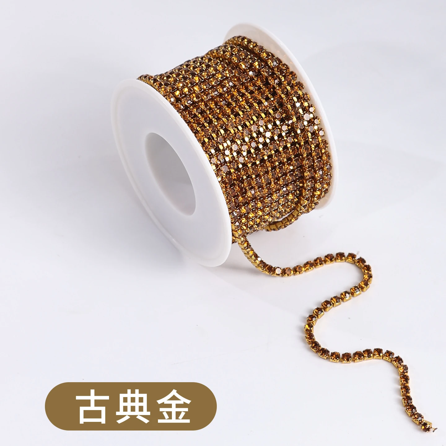 32-Color Electroplated Rhinestone Claw Chain product image 17