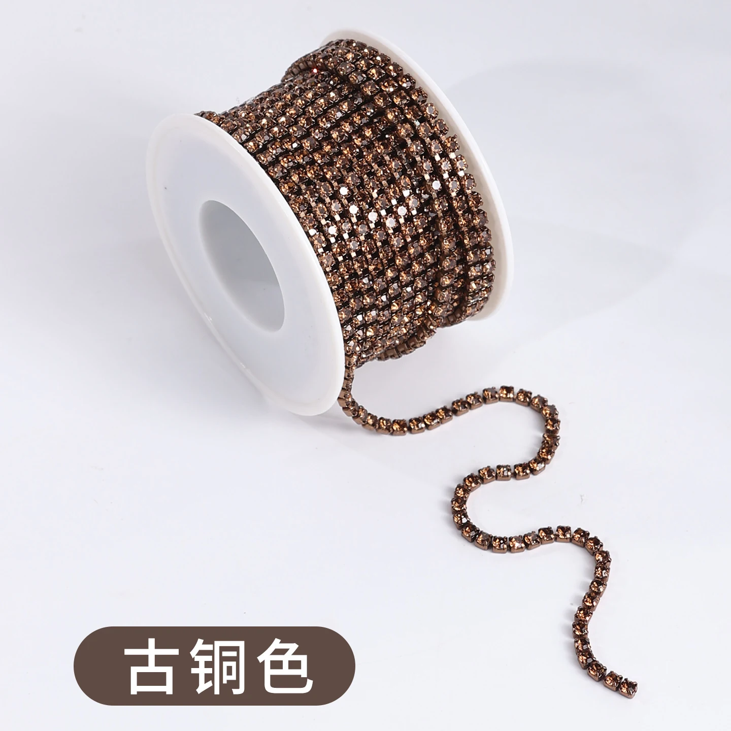 32-Color Electroplated Rhinestone Claw Chain product image 23