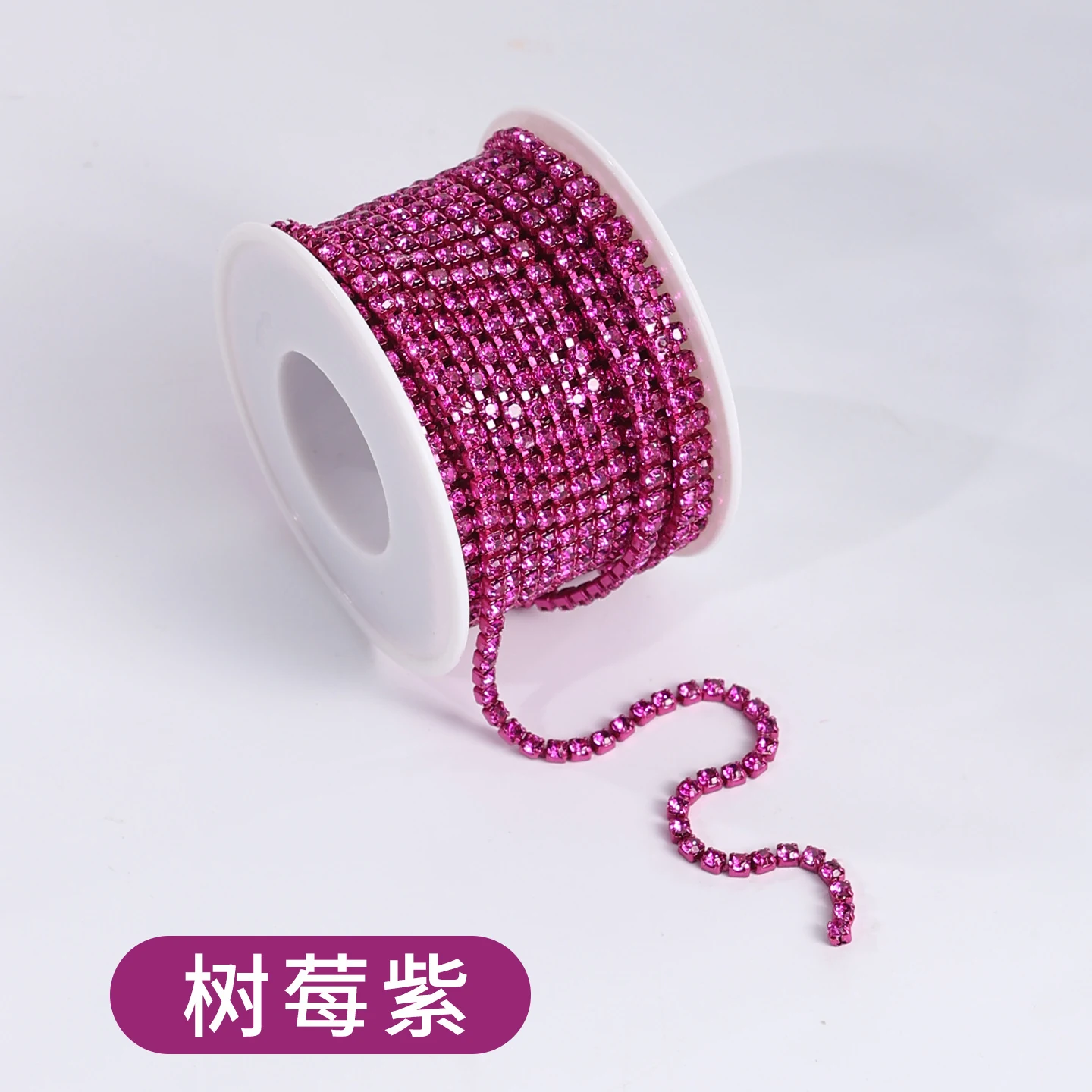 32-Color Electroplated Rhinestone Claw Chain product image 25