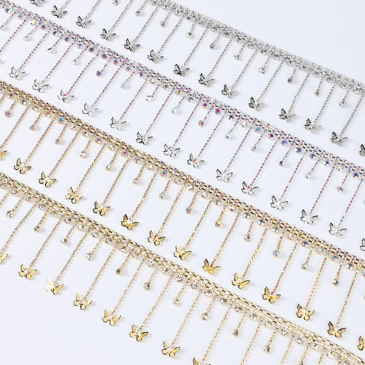 Butterfly Tassel Rhinestone Fringe Chain product image 5