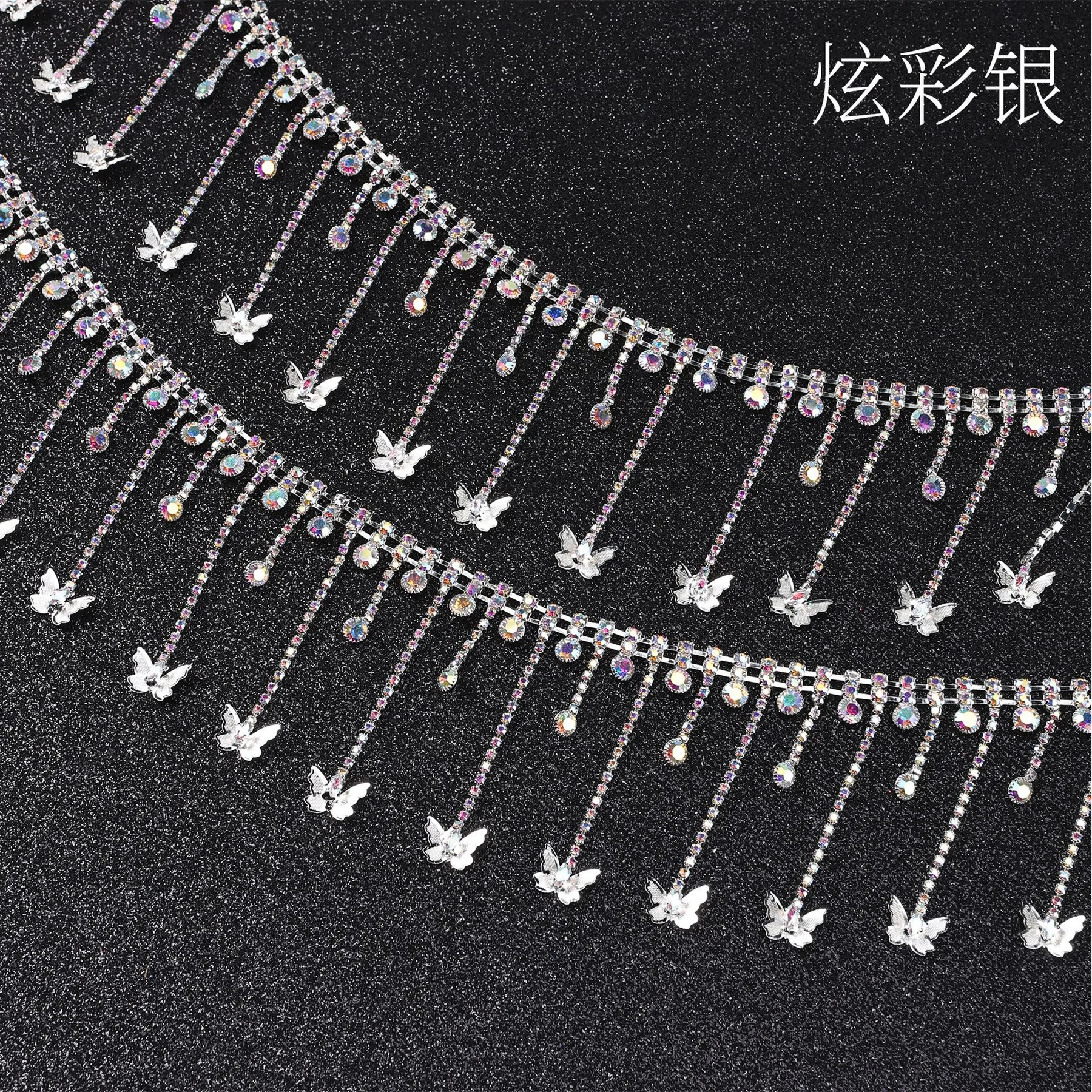 Butterfly Tassel Rhinestone Fringe Chain product image 8