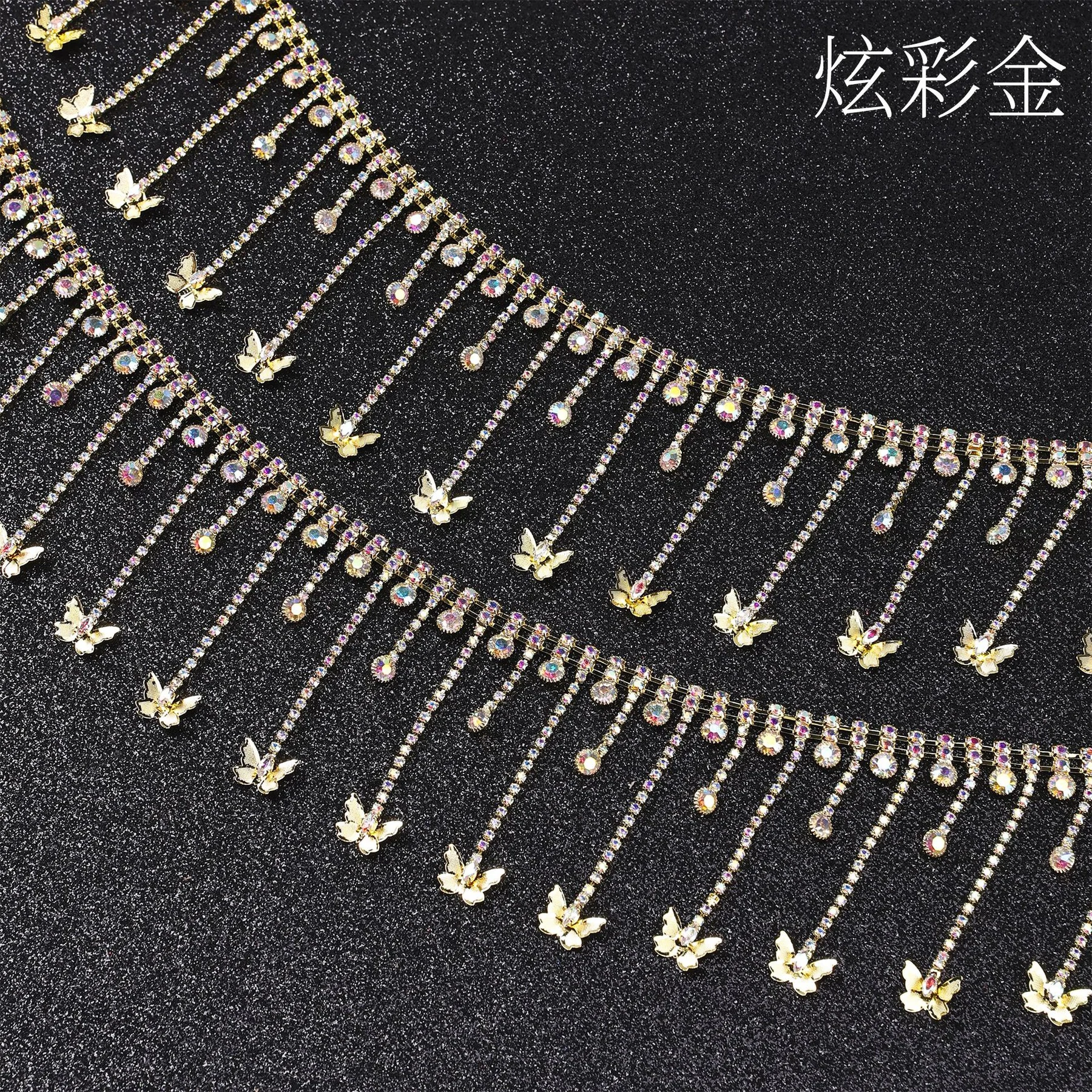Butterfly Tassel Rhinestone Fringe Chain product image 9