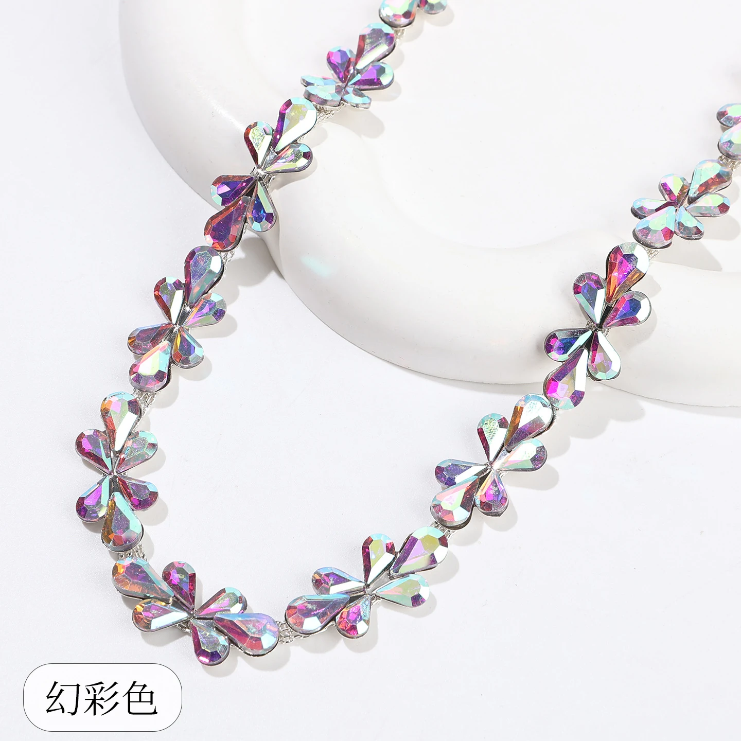 Four-Leaf Clover Crystal Rhinestone Chain product image 10