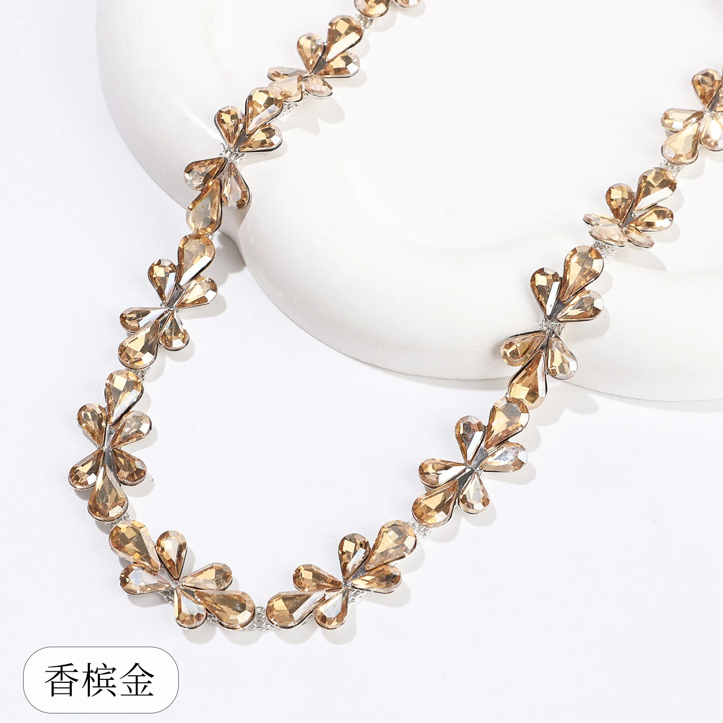 Four-Leaf Clover Crystal Rhinestone Chain product image 13