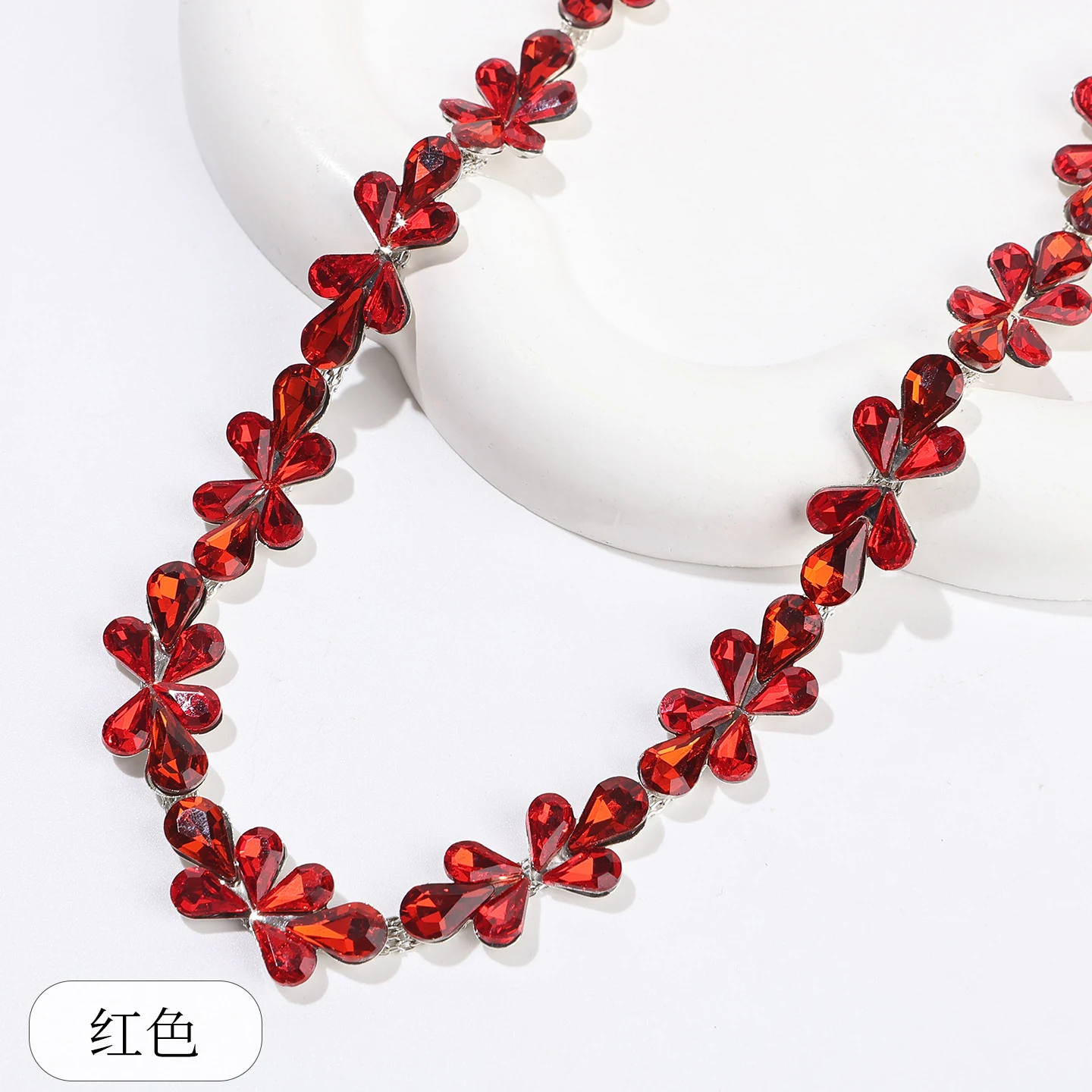 Four-Leaf Clover Crystal Rhinestone Chain product image 15
