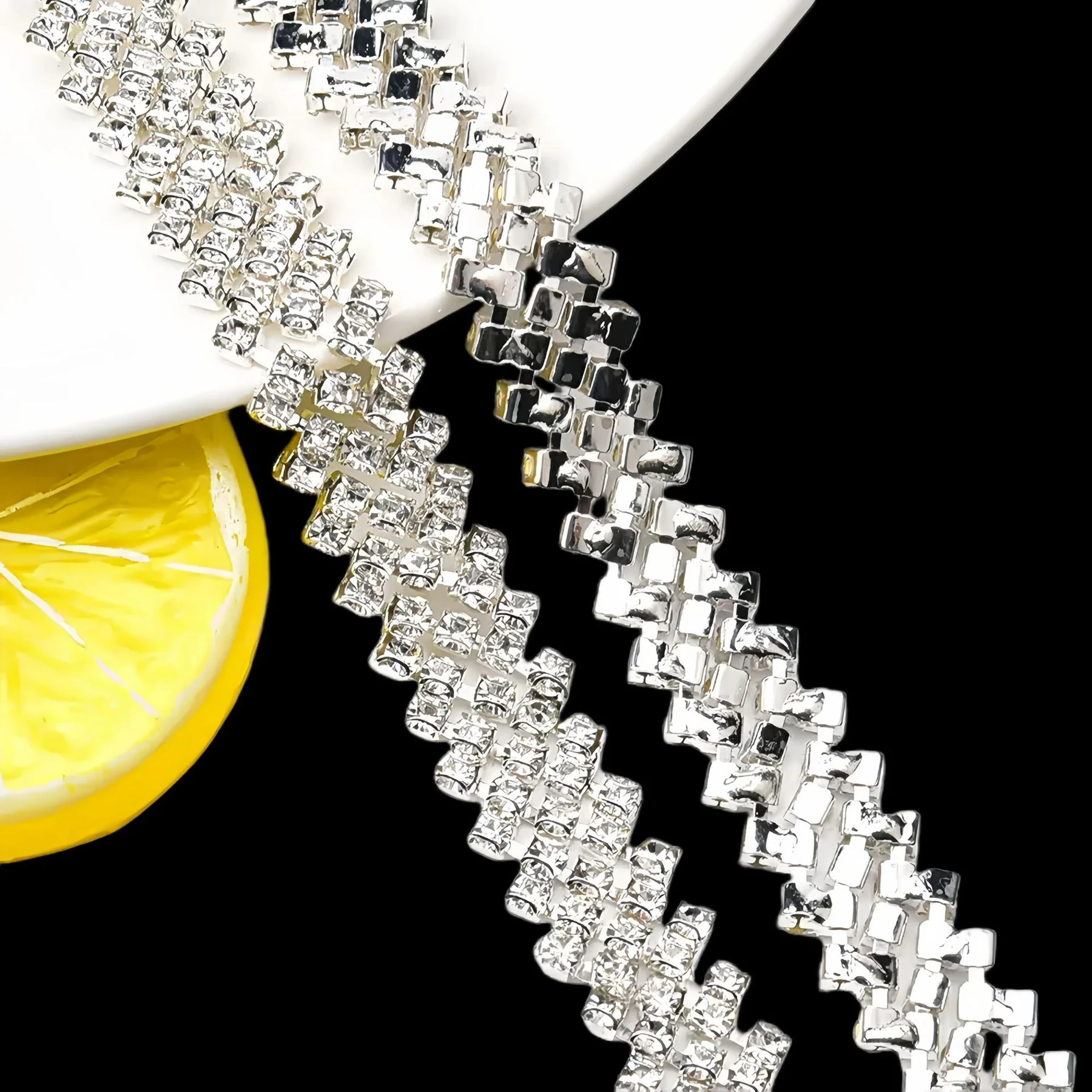 Five-Row Chevron Rhinestone Chain product image 7