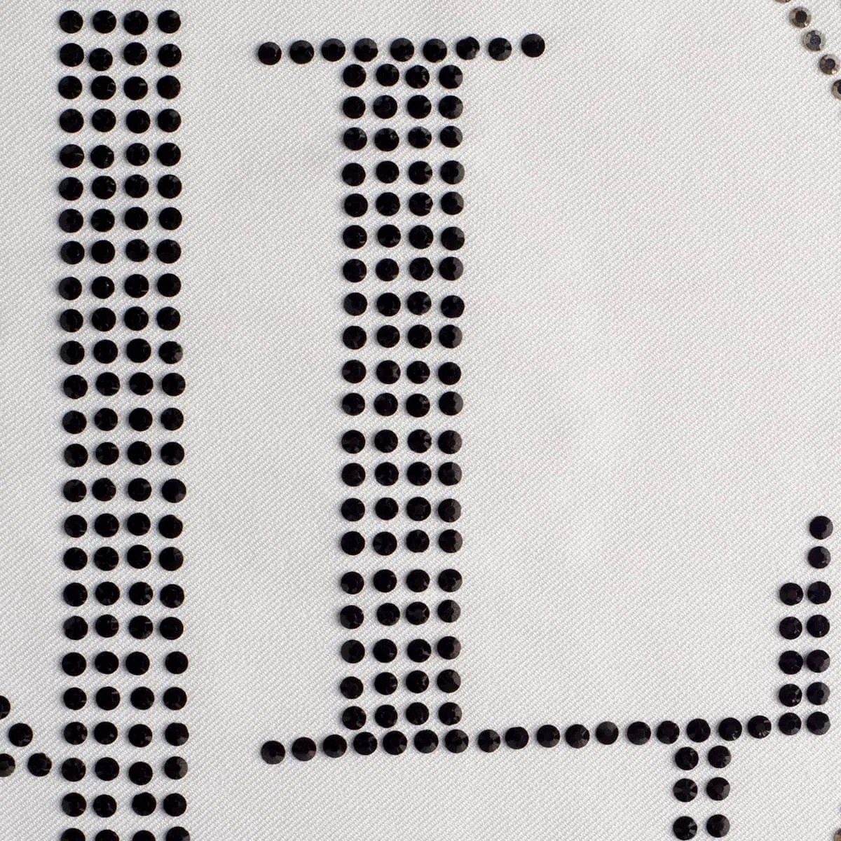 Czech rhinestone transfer detail