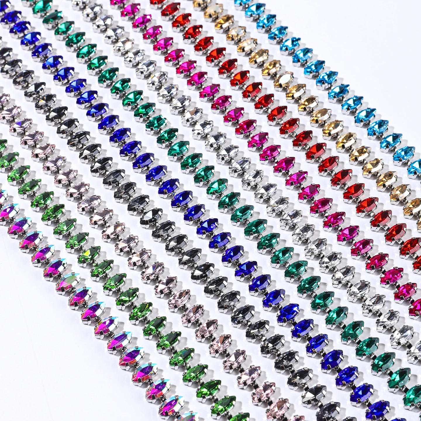 1.2 cm Marquise Rhinestone Chain product image 2