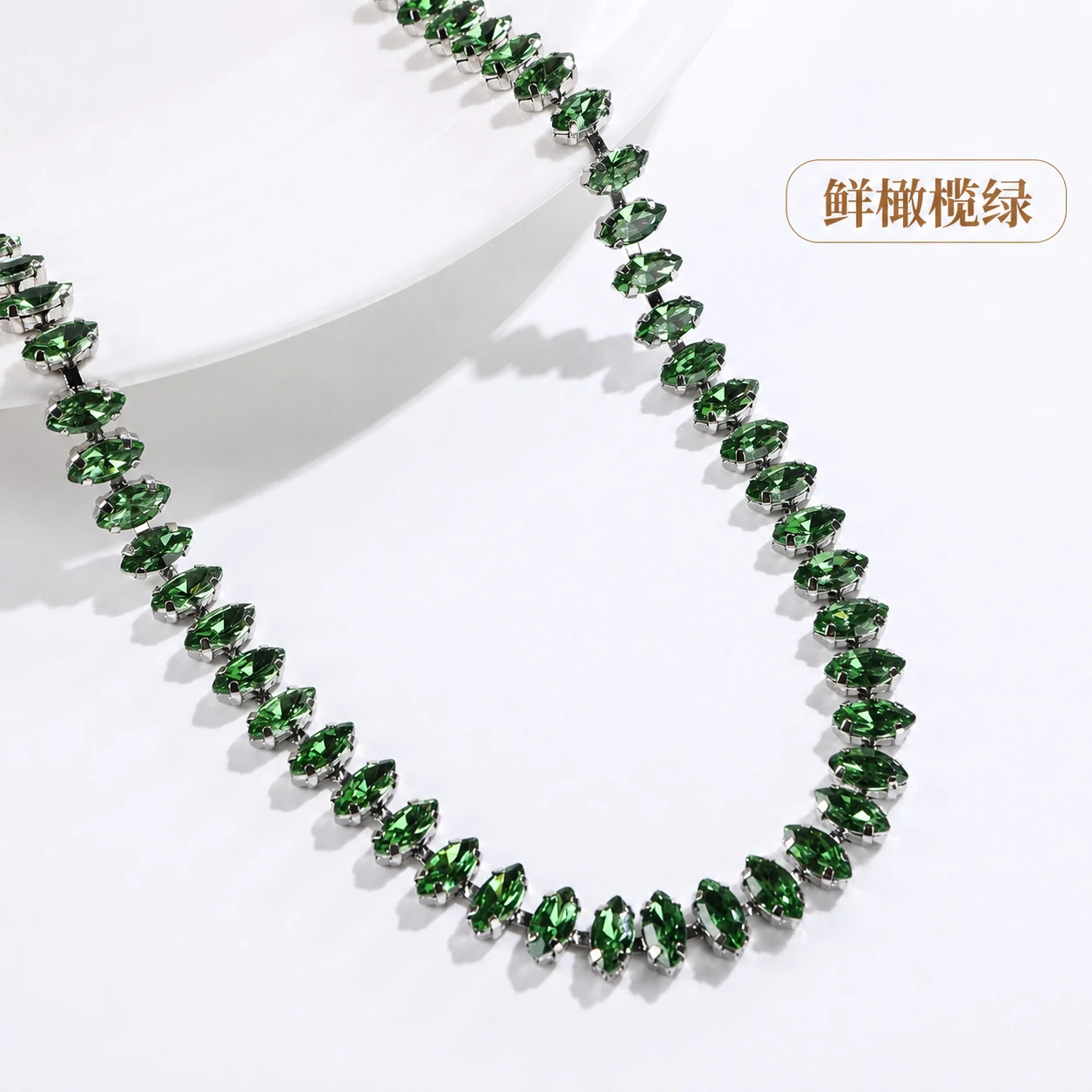 1.2 cm Marquise Rhinestone Chain product image 11