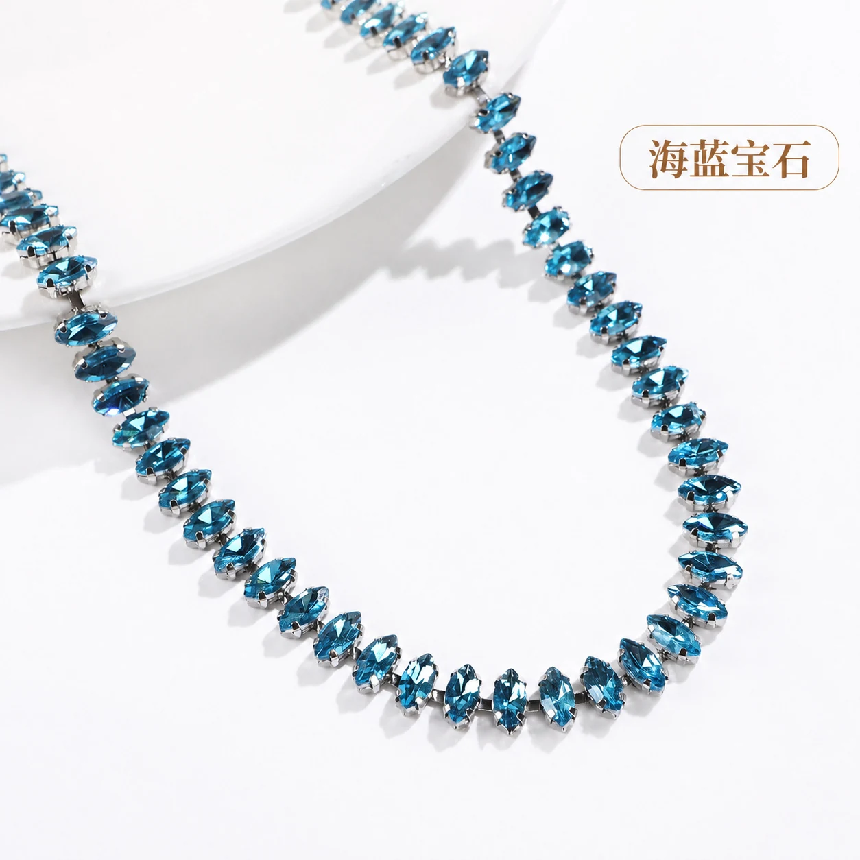 1.2 cm Marquise Rhinestone Chain product image 12
