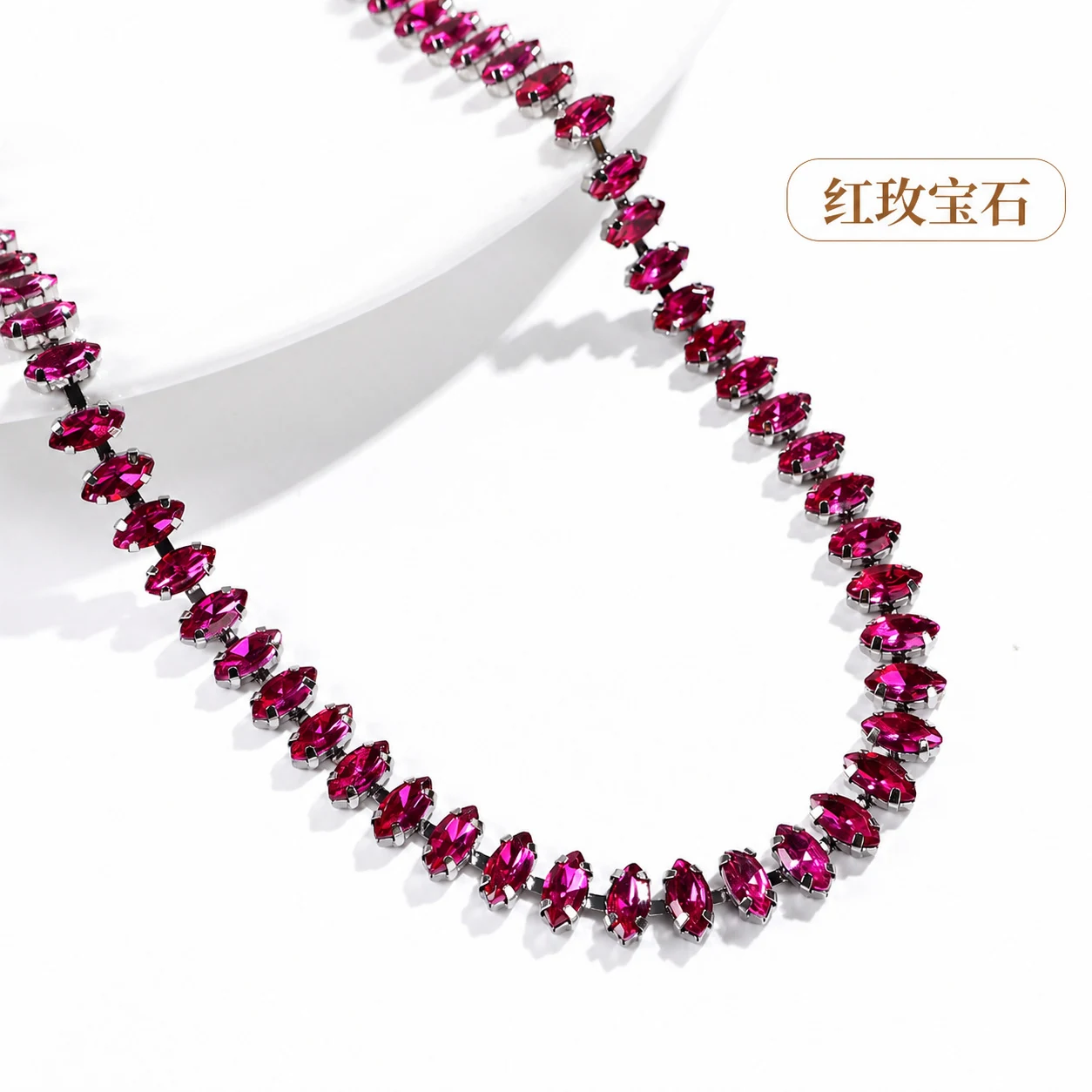 1.2 cm Marquise Rhinestone Chain product image 16