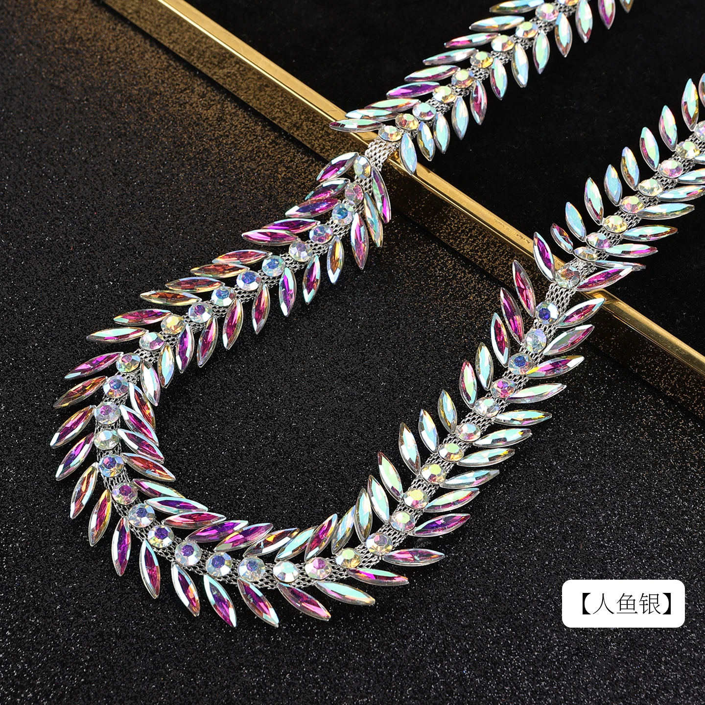 Colorful Leaf Rhinestone Chain product image 9