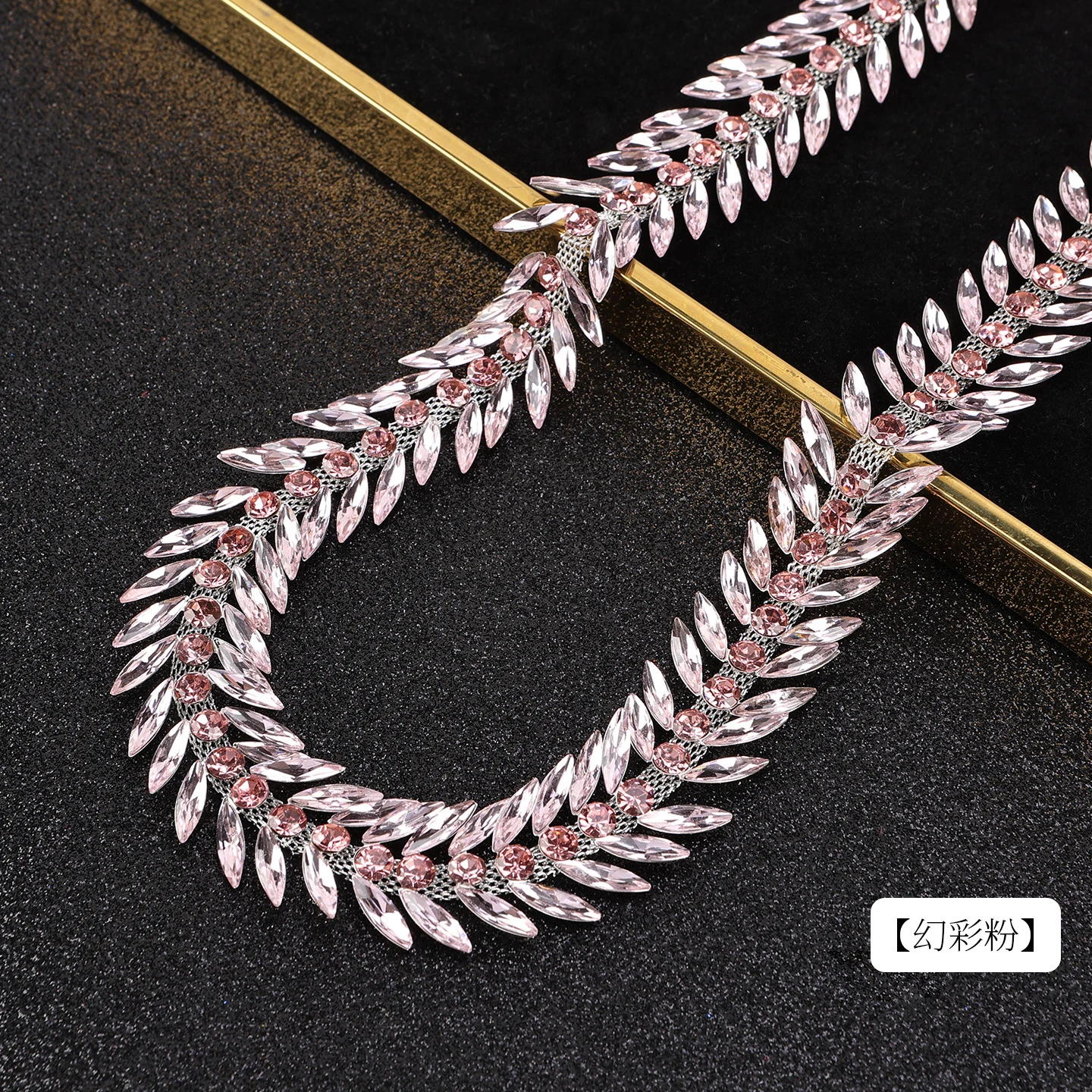Colorful Leaf Rhinestone Chain product image 11