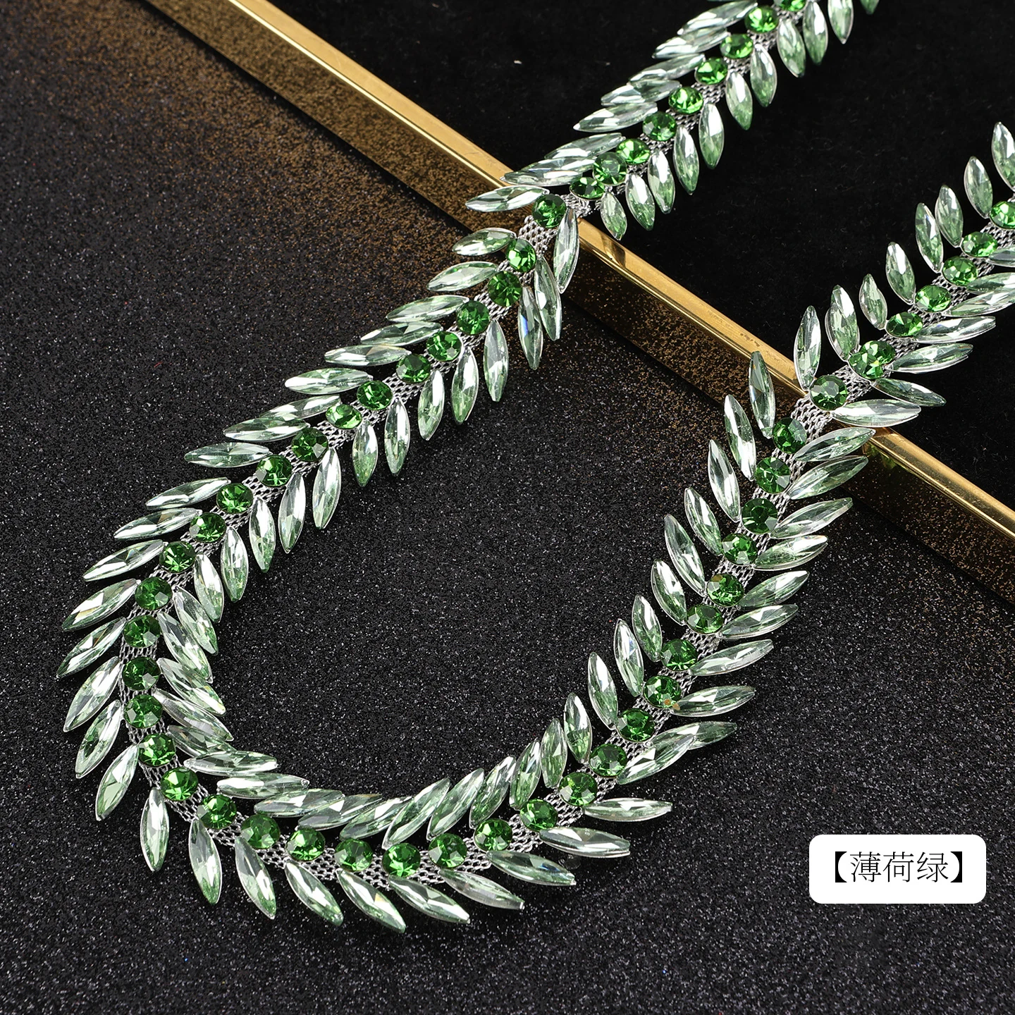 Colorful Leaf Rhinestone Chain product image 15
