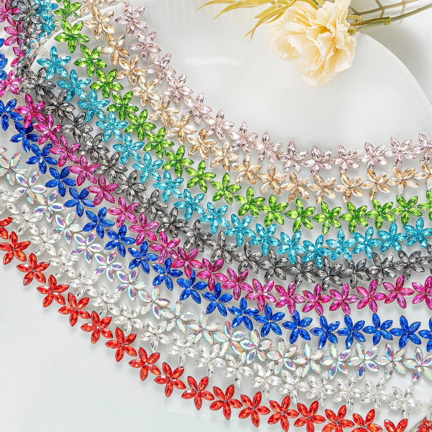 1.6 cm Five-Point Star Rhinestone Chain product image 4