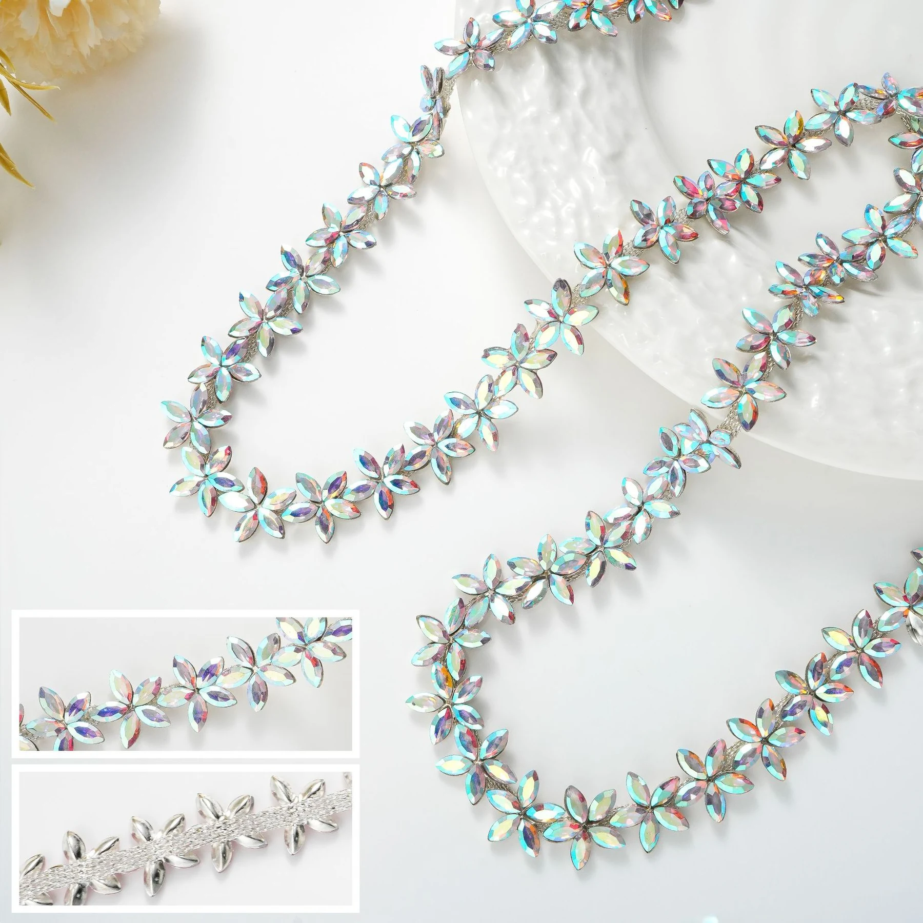 1.6 cm Five-Point Star Rhinestone Chain product image 6
