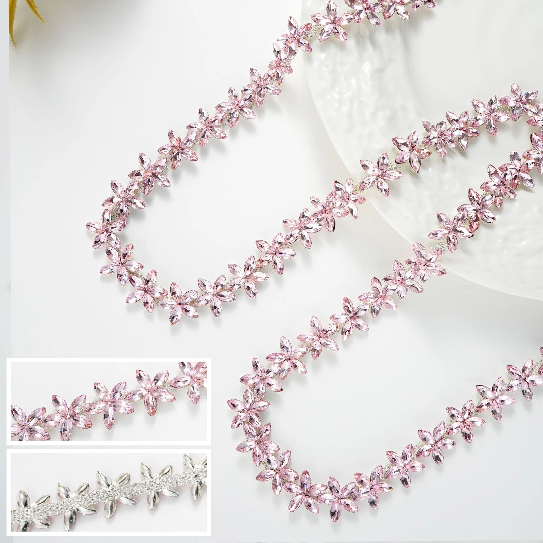 1.6 cm Five-Point Star Rhinestone Chain product image 14