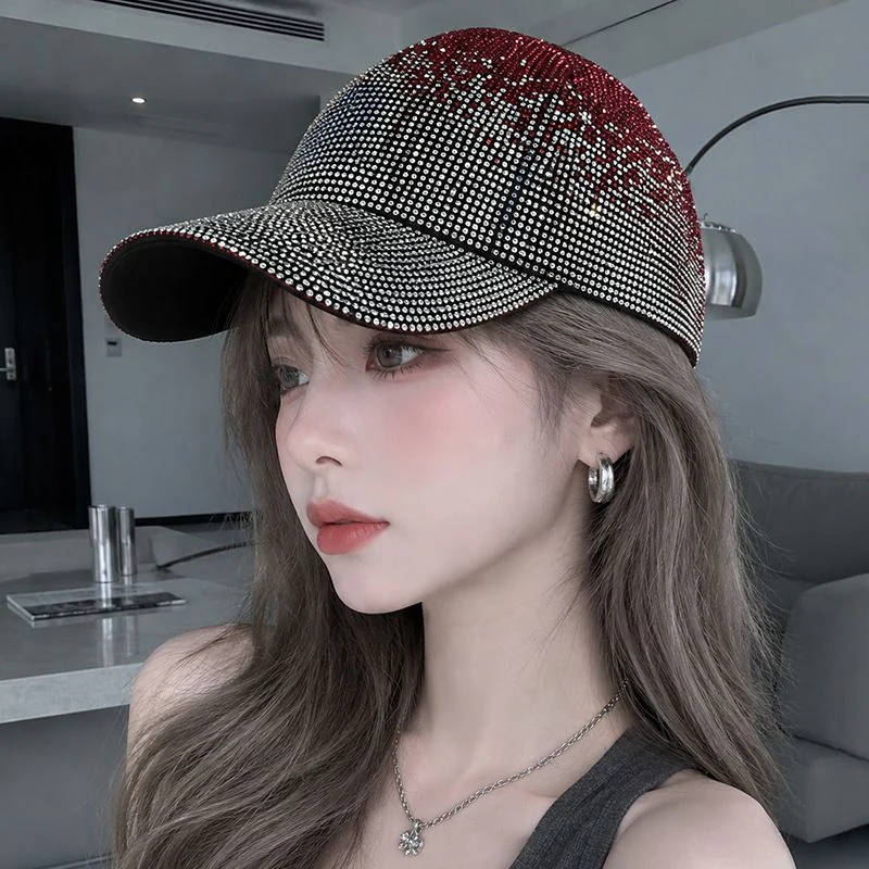 Gradient Full Rhinestone Baseball Cap product image 2
