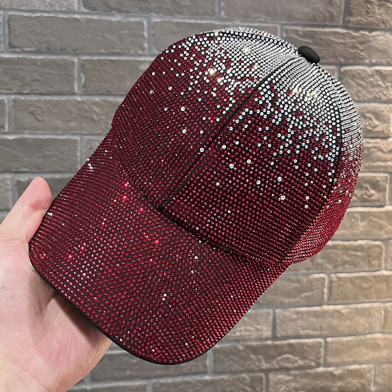 Gradient Full Rhinestone Baseball Cap product image 15