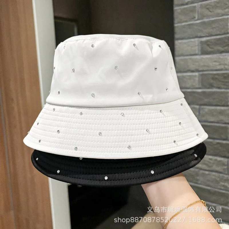 Scattered Rhinestone Satin Bucket Hat product image 2