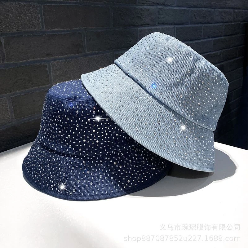 Denim Rhinestone Bucket Hat product image 2