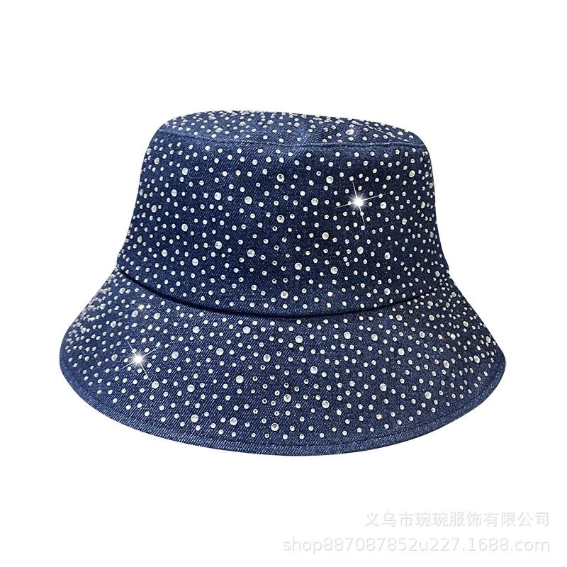 Denim Rhinestone Bucket Hat product image 4