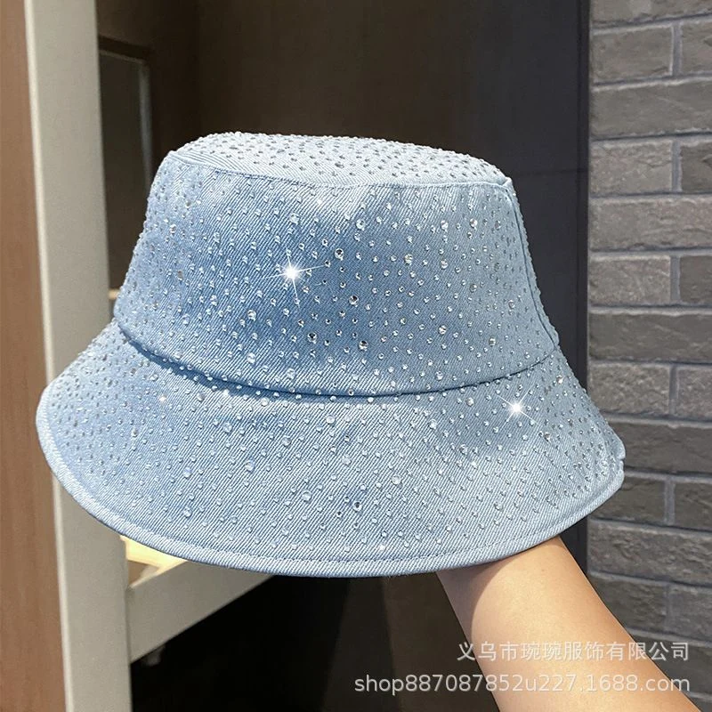 Denim Rhinestone Bucket Hat product image 5
