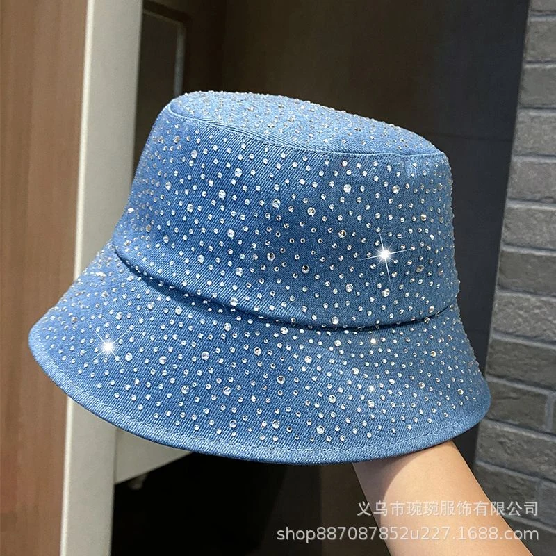 Denim Rhinestone Bucket Hat product image 7