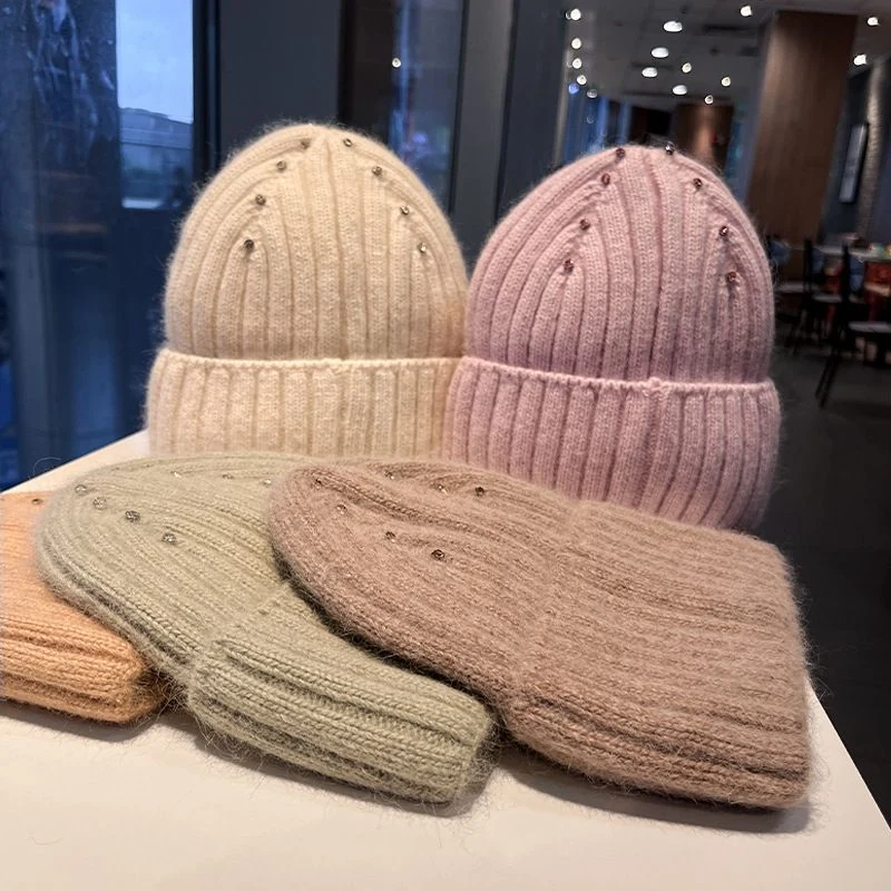 Rhinestone Rib-Knit Beanie product image 3