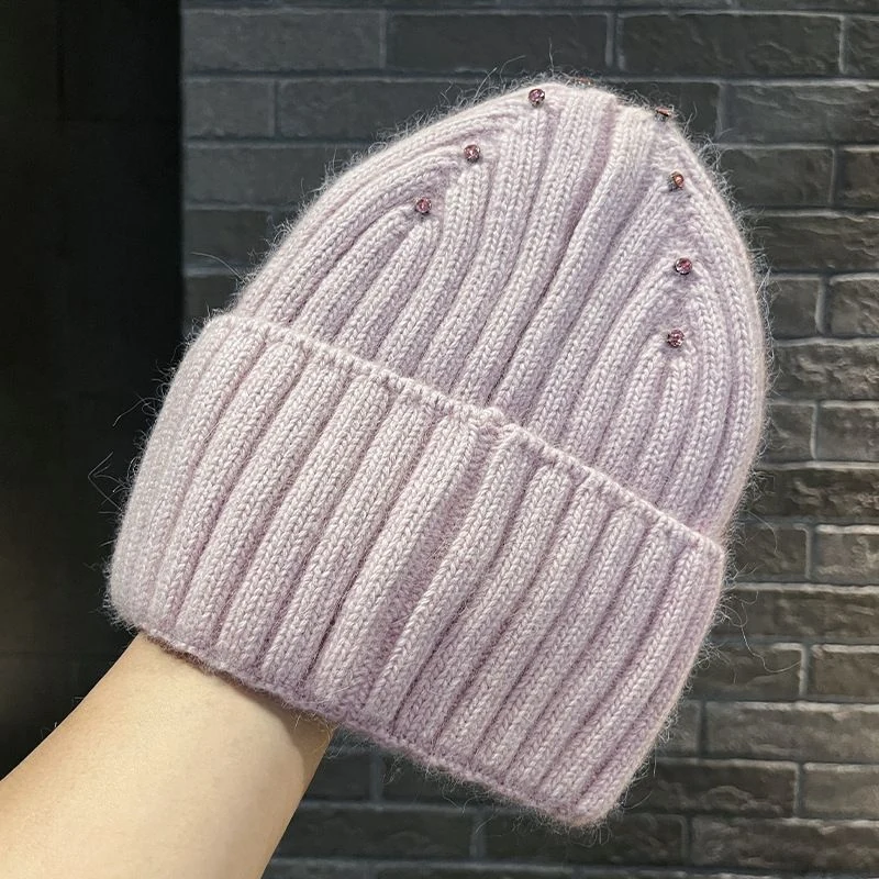 Rhinestone Rib-Knit Beanie product image 12