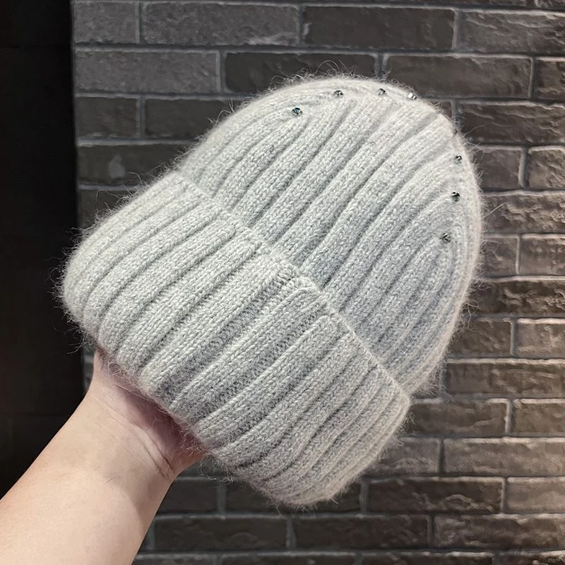 Rhinestone Rib-Knit Beanie product image 13