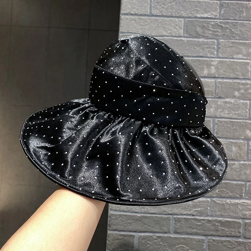 Open-Crown Rhinestone Sun Hat product image 5
