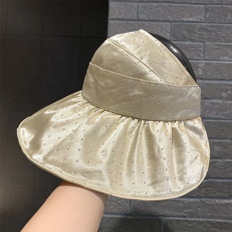 Open-Crown Rhinestone Sun Hat product image 7