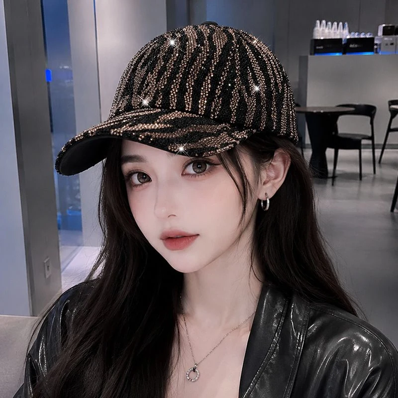 Zebra Rhinestone Baseball Cap product image 3