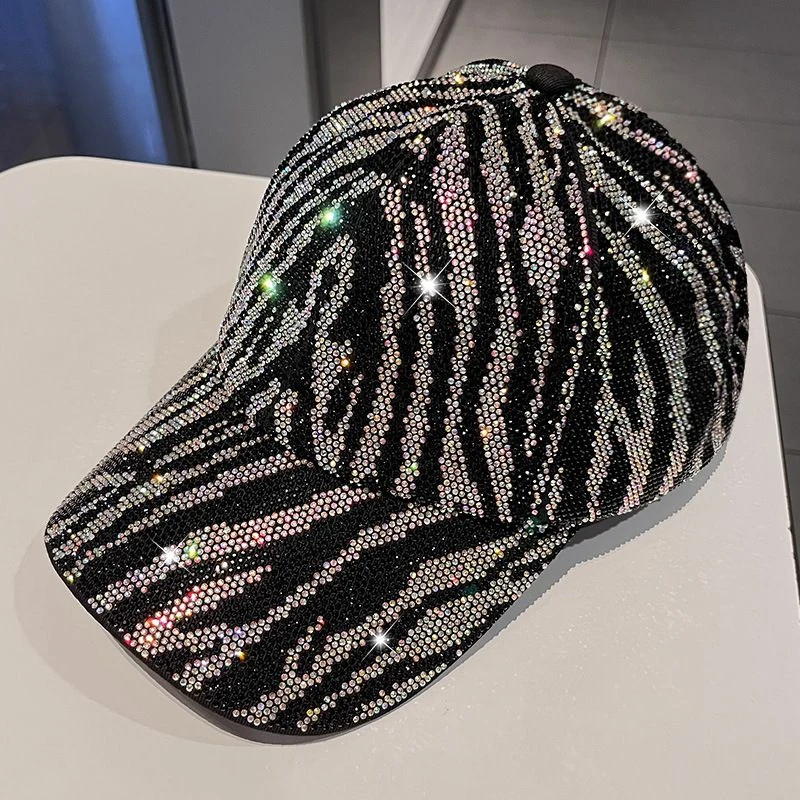 Zebra Rhinestone Baseball Cap product image 5
