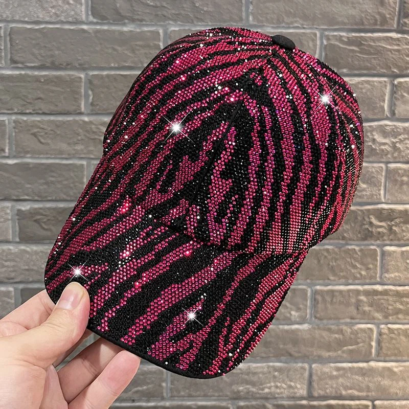 Zebra Rhinestone Baseball Cap product image 8