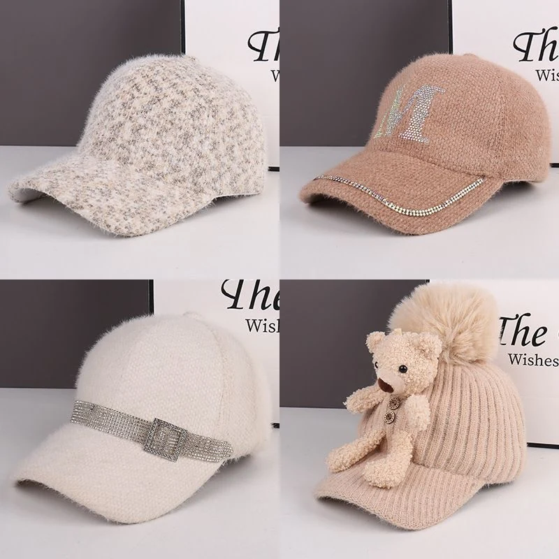 Assorted Winter Knit Baseball Caps product image 3