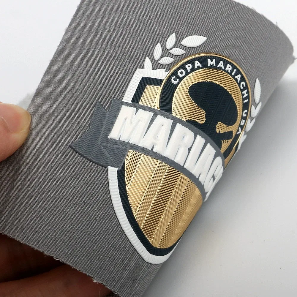 Custom 3D TPU Rubber Logo Patches and Badges factory capability detail
