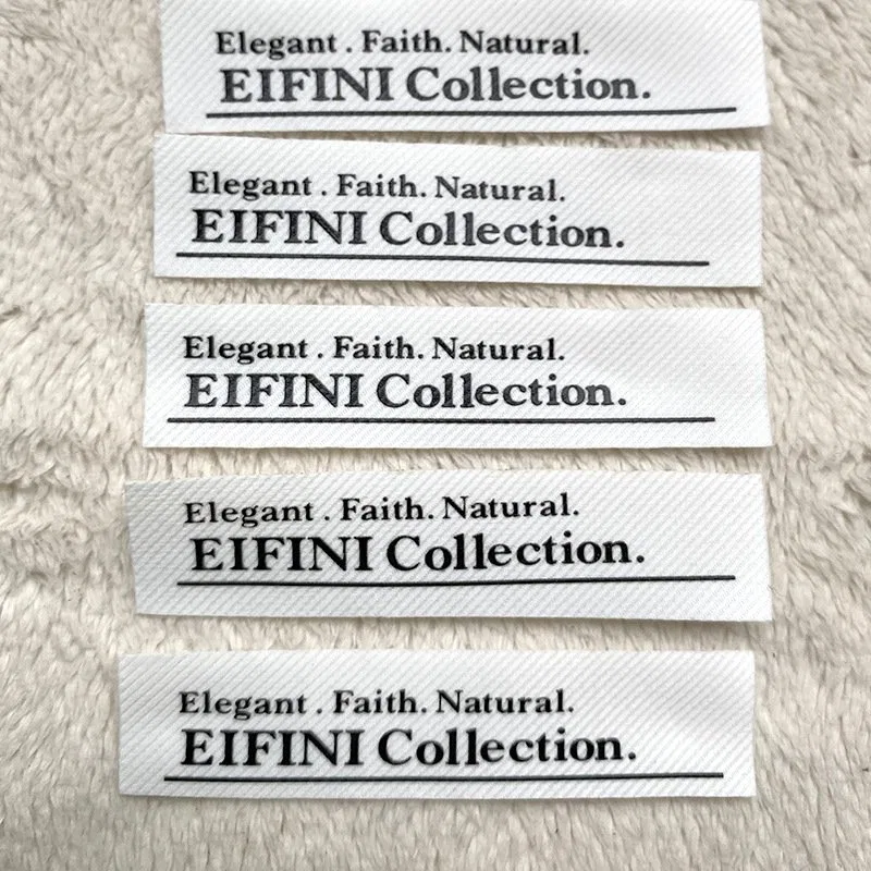Printed clothing label detail comparison
